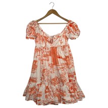 Urban Outfitters Dress Womens Small Puff Sleeve Babydoll Tiered Boho Pea... - $463.13 MXN