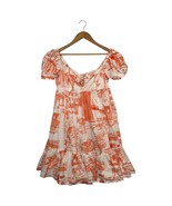 Urban Outfitters Dress Womens Small Puff Sleeve Babydoll Tiered Boho Pea... - $33.83 CAD
