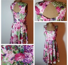 DB Established 1962 Size 12 Dress Floral Party Floral Skirt Sleeveless K... - $28.42