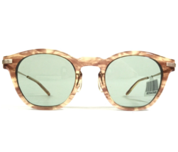 Oliver Peoples Sunglasses OV5496 1744 Light Brown Tortoise Gold Green Le... - £238.69 GBP