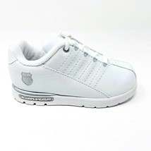 K-Swiss Denrock White Platinum Infant Baby Casual Sneakers 21281147 - £19.87 GBP