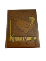 Vintage 1949 Kendallabrum Yearbook College Annual University of Tulsa Oklahoma - £19.72 GBP