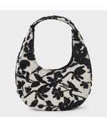 A New Day Mini Beaded Crescent Handbag Off-White Black Floral Pattern - €14,67 EUR A New Day Mini Beaded Crescent Handbag Off-White Black Floral Pattern - €14,67 EUR