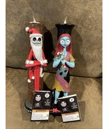 The Nightmare Before Christmas Jack Skellington &amp; Sally Light Up Candle ... - $59.39