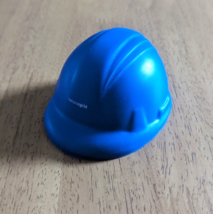 National Grid squeezable stress relief blue helmet toy office anxiety sq... - $4.93