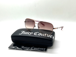 Neuf Juicy Couture Pilote Lunettes Ju616 / G/S Au2 or Rose 58-14-140MM - $38.77