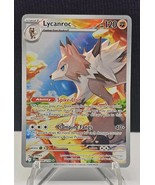 Lycanroc 166/159 Journey Together Holo Full Art Illustration Rare Pokemon - $218.74 MXN