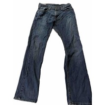 Levi&#39;s 514 Slim Straight Fit Jeans Men&#39;s 30x31 Blue Denim outdoor travel - $19.80