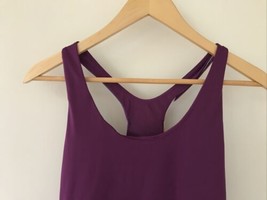 Roxy Athletix Womens Purple Active Wear Running Workout Tank Top S/M 28&quot; - £19.97 GBP