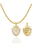 Shield of Faith Necklace (Ephesians 6:16) - €22,90 EUR