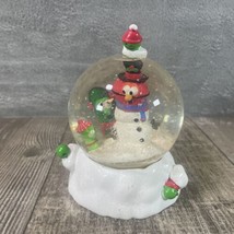 Veggie Tales Christmas 6&quot; Snow Globe It&#39;s a Frosty SnowBob Snowglobe  1999 - £11.35 GBP