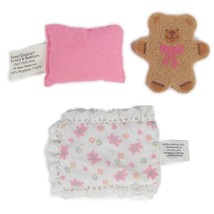 Vintage 1991 Playskool Sweet Dreams Nursery & Bedroom  Pillow Blanket Bear 1547 - $10.07