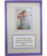 Infant Children Nursery Christian Wall Decor Bedtime prayer with photo o... - $33.17