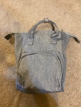 Enfamil Wonderbag Insulated Diaper Backpack Baby Formula Bag Grey Never Used  - £7.49 GBP