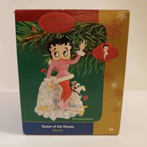 Betty Boop Queen Of The Slopes Christmas Ornament Carlton Cards Vintage 2004 - $19.47