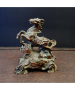 Antik Bronze Pferd Antik Bronze Ornament Basteln Figur Pferd - $77.96