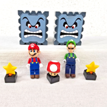 K&#39;nex Super Mario Bros Mario Luigi Mushroom Thwomps Stars Replacement Parts - $21.67