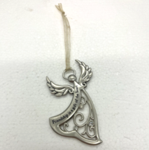 Pewter Angel Ornament - Friendship is a gift of the heart - $7.99