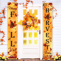 Welcome Fall Harvest Decoration Porch Sign Banner Happy Fall Y&#39;all Autumn Door - £8.92 GBP