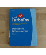 2014 TurboTax Deluxe Deductions &amp; Homeowners Federal &amp; State New &amp; Sealed - £11.64 GBP