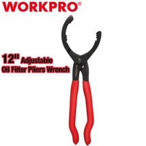WORKPRO 12-in Adjustable Oil Filter Pliers Oil Filter Wrench Oil Filter ... - £25.75 GBP