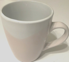 American Atelier Oasis Stoneware Ceramic Pink White Coffee Tea Mug  - £4.54 GBP