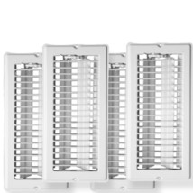 Continental Industries Mobile Home White Floor Registers 4 X 8 (4 Pack) - £32.13 GBP