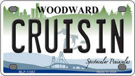 Cruisin Woodward Michigan Novelty Mini Metal License Plate Tag - $14.95