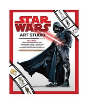 NEW SEALED 2017 Disney Star Wars Art Studio Set w/ Brushes Paint Pencils Marker - $19.79
