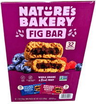 Nature&#39;s Bakery Fig Bars Variety Pack 32 Count x 2 Oz EXP 05/2026 - $549.52 MXN