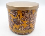 Bath and Body Works LEAVES (MOSAIC DESIGN) 3-Wick Candle 14.5 OZ / 411 G - £15.92 GBP