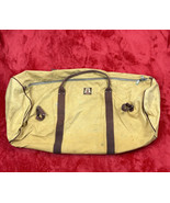 The A-Line by ACADEMY VTG Tan Canvas Utility Carry Gym Bugout Bag 30&quot;x12... - $29.65