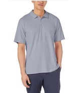 Kirkland Signature Mens Polo Gray Shirt Golf Moisture Wicking Stretch UP... - $50.75 CAD