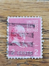 US Stamp John Adams 2c Used Bar Cancel 806 - $17.86 MXN