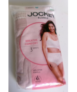 3 Jockey Elance Breathe Comfort Briefs Size 8 Multi-color Style 1542/694 - $18.79