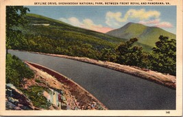 1947 Vintage Postcard Skyline Drive Shenandoah National Park Virginia a4 - £17.76 GBP