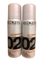 Redken Shine Flash 02 Glistening Mist 2.1 OZ set of 2 - £29.48 GBP