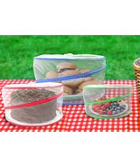 3-Piece Collapsible Food Covers | For BBQ, Picnics, Outdoor - £13.19 GBP