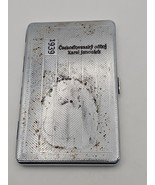 Czechoslovak WWII Resistance Cigarette Case 1939  Karel Janoušek RAF Air Force - $249.36