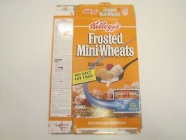 Empty Cereal Box 1992 Kellogg&#39;s Frosted Mini-Wheats Star Trek [Z201j5] - £11.52 GBP