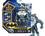 DC Batman Silver Variant King Shark 4&quot; Figure with 3 Surprise Accessorie... - £12.76 GBP