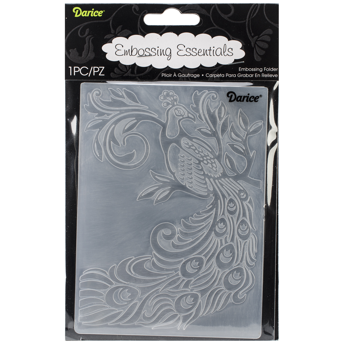 Embossing Folder Peacock 4.25 X 5.75 Inches - $22.00