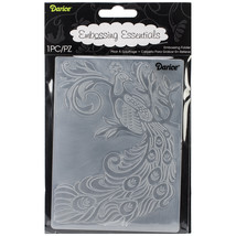 Embossing Folder Peacock 4.25 X 5.75 Inches - $21.59