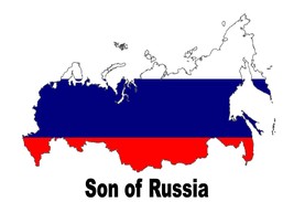 Son of Russia Russian USSR Soviet Country Map Flag Poster High Quality Print - £5.50 GBP+
