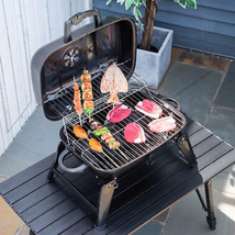 Foldable Portable Tabletop BBQ Grill Compact Charcoal Cooking for Camping - £131.74 GBP