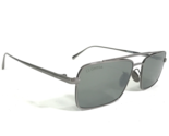 OMEGA Sonnenbrille OM 0028-H 08Q Silber Rechteckig Rahmen mit Grün Gläser - $186.63