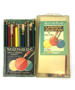 Vintage Pencils Eberhard Faber Mongol Colored Lot Sets Paint with Pencils - £26.19 GBP