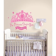 RoomMates Princess Sleeps Here Peel-and-Stick Giant Wall Decal - £16.80 GBP