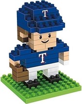 BRXLZ MLB Texas Rangers Mini Baseball Player 3-D Construction Toy by FOCO - £17.51 GBP