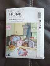 Mc Call's Sewing Pattern 2018 Kitchen Essentials Small Appliance Covers Uc Ff - $12.34